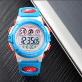 SKMEI Kids Digital Watch, 50M Waterproof, Sports, White