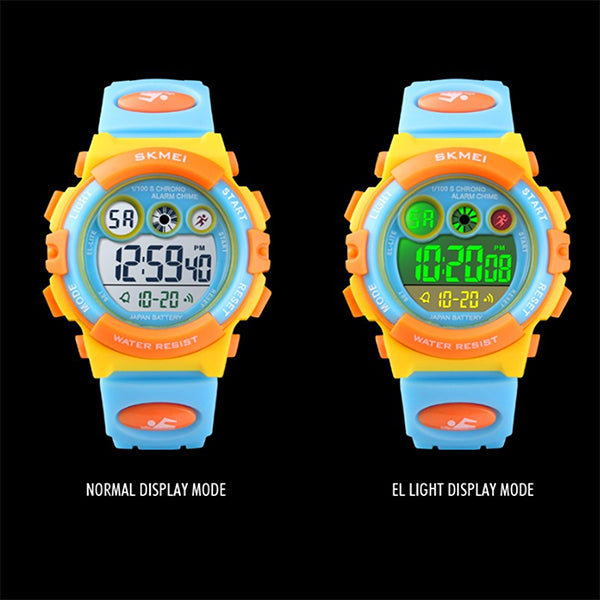SKMEI Kids Digital Watch, 50M Waterproof, LED Lighting, all SKUs