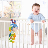 Sozzy Plush Baby Toy Hanging Monkey for Crib or Stroller, Baby Model 1