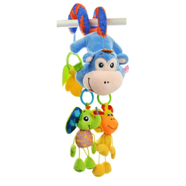 Sozzy Plush Baby Toy Hanging Monkey for Crib or Stroller, Main