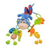 Sozzy Plush Baby Toy Hanging Monkey for Crib or Stroller, Flat