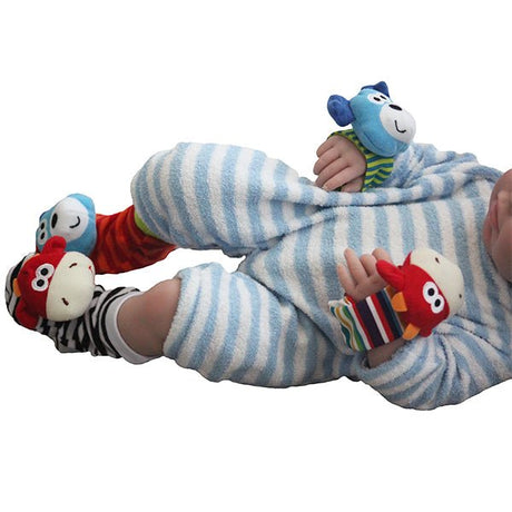 sozzy baby hand and feet finder rattles 2