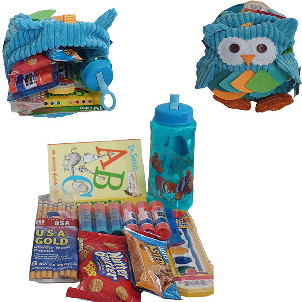 Toddler & Preschooler 3D Owl Backpack - Gifts Are Blue - 5