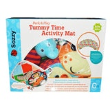 Sozzy Peek and Play Tummy Time Activity Mat - Gifts Are Blue - 5