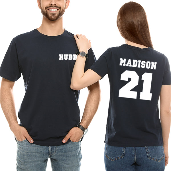 Sporty Couple His And Hers Honeymoon Matching T Shirt Set, Wedding Shirts, Honeymoon Tees, Honeymoon Shirts, Sporty Couple Shirts - Matching Sporty Couple Set Models