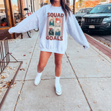 If your squad goals is Ghost Face, Jason, It the Clown, and Michael Myers, this is the perfect halloween sweatshirt for you. allSKUs
