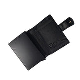 Stone Mountain Genuine Leather Pop Up Slim RFID Wallet, Black - Altview