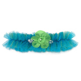 Stunning Blue And Green Garter - Gifts Are Blue