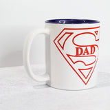 Novelty Coffee Mugs Super Dad For Dad, Grandpa, Step Father, and Uncle, Superhero Mugs, Father's Day Mugs, Men Coffee Cups - Alt View