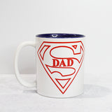 Novelty Coffee Mugs Super Dad For Dad, Grandpa, Step Father, and Uncle, Superhero Mugs, Father's Day Mugs, Men Coffee Cups 
