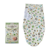 SwaddleMe Cotton Newborn Infant Baby Wrap Sleepsack - Gifts Are Blue - 5