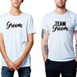 Team Groom Groomsmen Bachelor Party Pre Wedding Day T Shirts Shi, College Day Shirts, Gifts for High School Students, New Grad Shirts, Daily Motivation - White Team Groom Bckgr