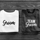 Team Groom Groomsmen Bachelor Party Pre Wedding Day T Shirts, Crewneck, Bachelor Party Shirts, Groomens Shirts, Groomsmen Tees - And Team Groom Shirts