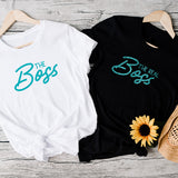 The Boss and Real Boss Couple Shirts, Matching Tees for Couples - Available as TShirts, Hoodies, Sweatshirts & Long Sleeve Tee, Sizes XS-6XL