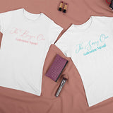Cute Galentine shirts that can be personalized with various texts in 32 different print colors.  Choose one of our phrases, or add one of your own.  Get matching Valentine shirts for everyone in your group or party. all SKUs
