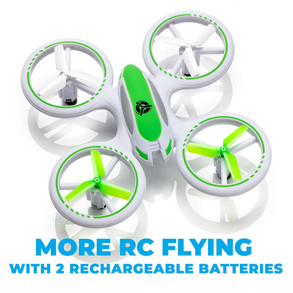 LED Drone with 2 Rechargeable Batteries - Remote Control