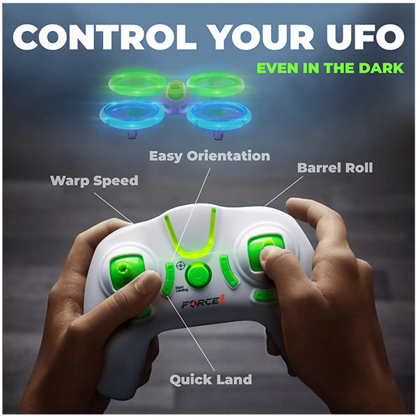 Force1 UFO 3000 -Speed LED Stunt Drone, Remote Control, 4 Channels - Ages 14+-remote-control