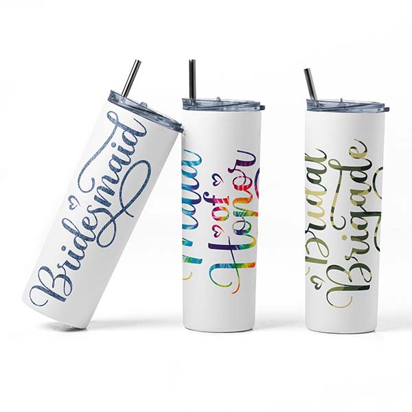 20 Oz Skinny Tumbler, Personalized Skinny Tumbler, Stainless Steel Tumbler,  Custom Tumbler, Personalized Cup, Insulated Tumbler With Straw 