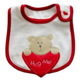 Unisex Baby Hug Me Valentine Waterproof Bib