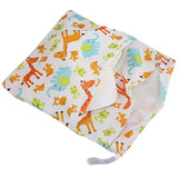 wet dry diaper bag animals flat