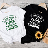 This design is available as a St Patricks Day Sweatshirt, Hoodie, TShirt of Long Sleeve Tee.  Choose from White, Black, Sand, Gray or Irish Green colors.