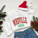 The Grinch Whoville Sweatshirt - Christmas Sweatshirt - Sizes S to 5XL