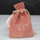Will You Be My Matron of Honor Bracelet Jewelry Pouch for Bridal Party