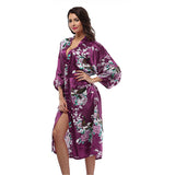 Purple Mommy and Me Robes, Floral, Satin, Womens Robes, all SKUs