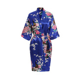 Jewel Blue Mommy and Me Robes, Floral, Satin, Womens, all SKUs