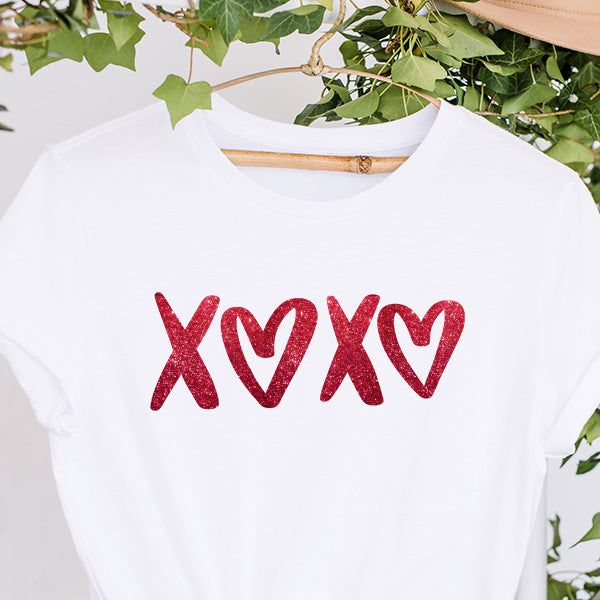 Cute Valentine Day Shirts featuring Xs and Hearts that can also be worn all year long.  Available in sizes XS - 6XL for adults and Youth Small to Youth Xlarge. all SKUs